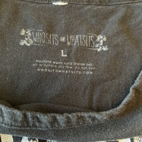 Whosits & Whatsits Disney 7Dwarfs HEIGH HO! LETS GO! Sleeveless‎ Top SZ L - Picture 7 of 7